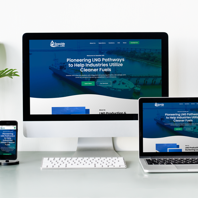 Seaside LNG - Website Design