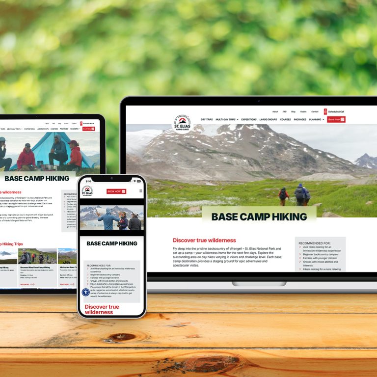 St. Elias Alpine Guides Website Support